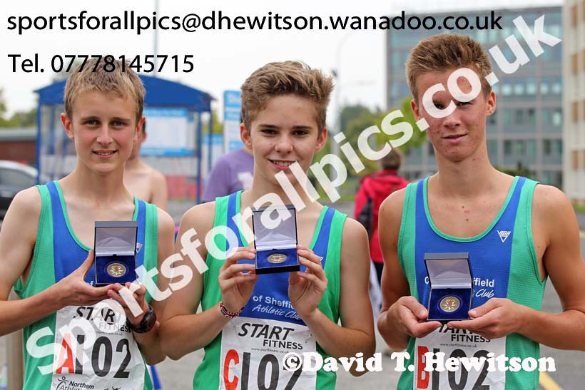 Boys under-15s Northern Road Relays, Warrington. Photo: David T. Hewitson/Sports for All Pics